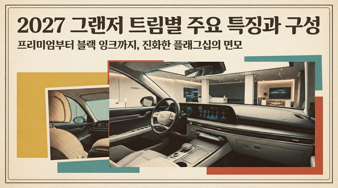 2027 그랜저 트림별 주요 특징과 구성