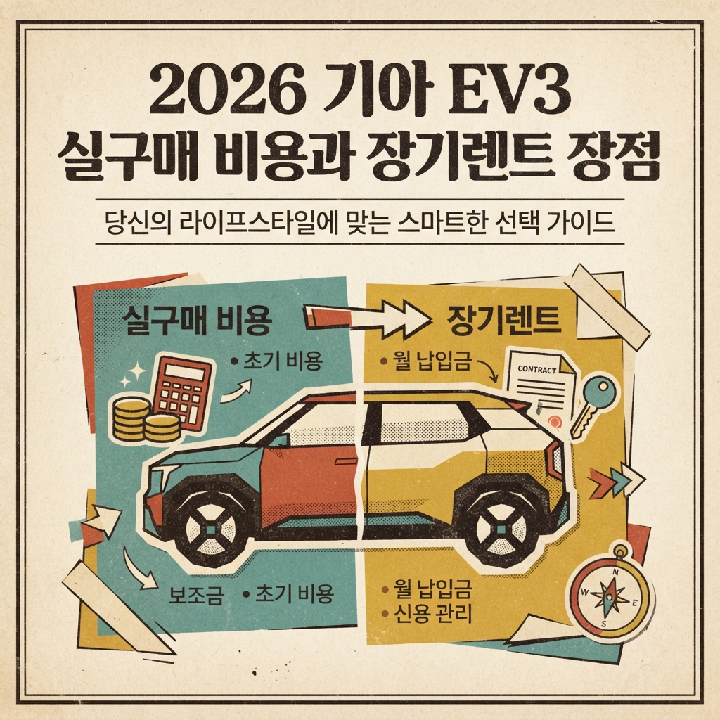 2026 EV3 보조금 및 장기렌트 혜택 총정리 대표 이미지